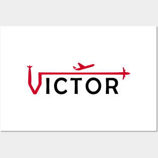 VICTOR Aviation Phonetic Alphabet Pilot Airplane Posters and Art